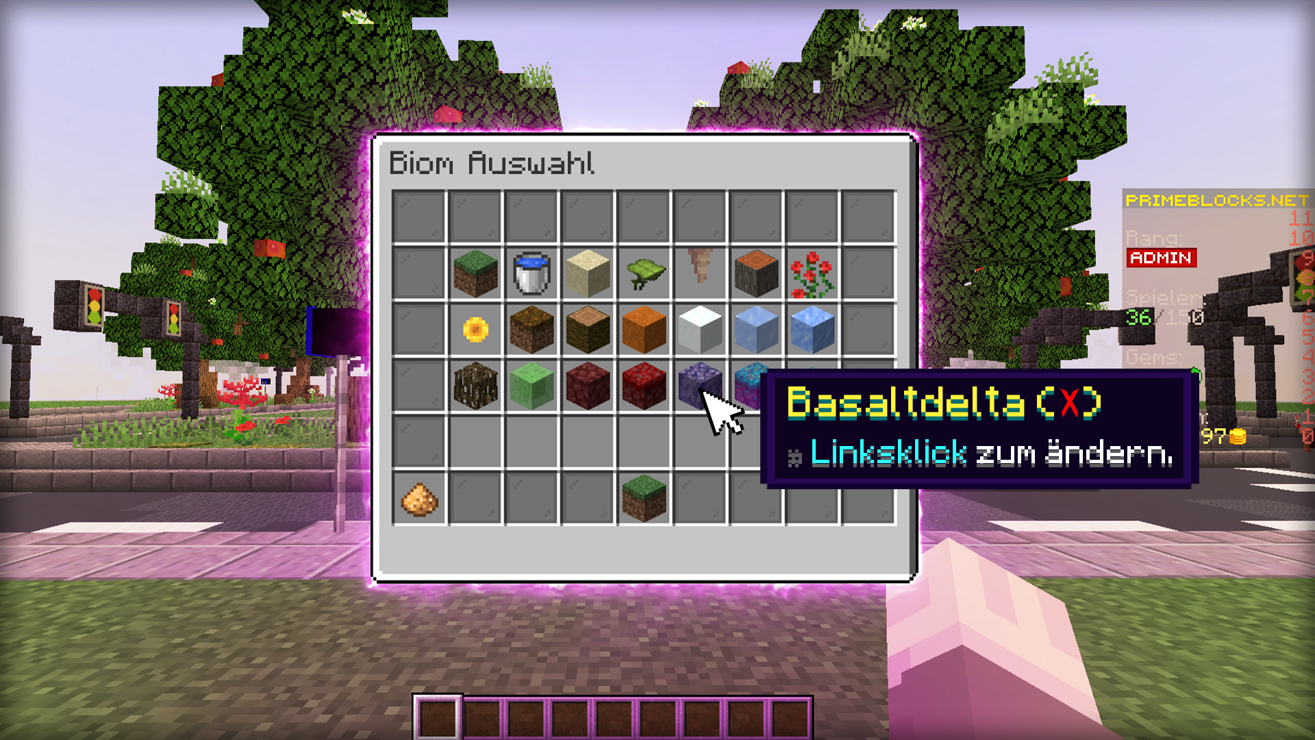 Plot-Biome6 Menu